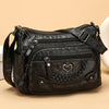 💐(Pack Of 2 ) 🔥🎁Women's Soft PU Crossbody Bag – Multiple Pockets for Perfect Organization 👜