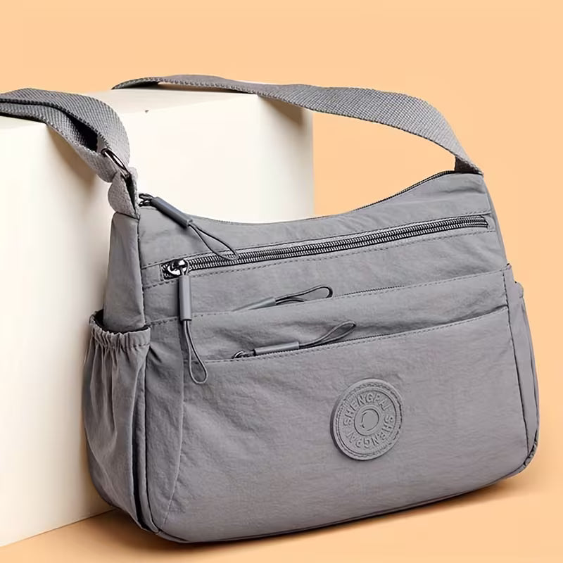 New Durable Nylon Fabric Multi-Pocket Adjustable Shoulder Crossbody Bag { Pack 2 }