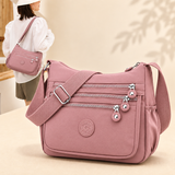 { Pack 2} Regular Women's Sling Crossbody Bag –Multi-Pocket Nylon Shoulder Water-Resistant Bag