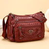 💐(Pack Of 2 ) 🔥🎁Women's Soft PU Crossbody Bag – Multiple Pockets for Perfect Organization 👜
