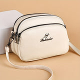 { PACK OF 2 } Women Multi-Pocket Lightweight Crossbody Bag Large Capacity Bag