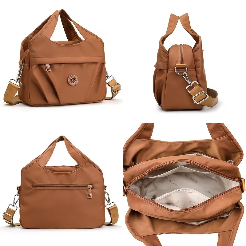 (BUY 1 GET 1 FREE)Women Top-handle Lightweight Nylon Washable 3-in-1 Handbag Shoulder Bag
