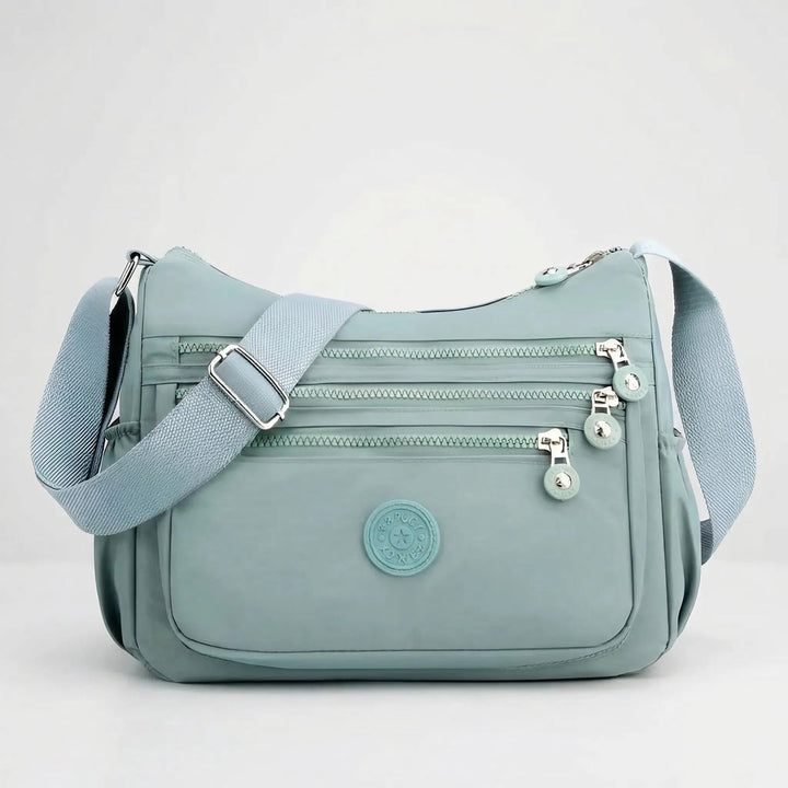 { Pack 2} Regular Women's Sling Crossbody Bag –Multi-Pocket Nylon Shoulder Water-Resistant Bag