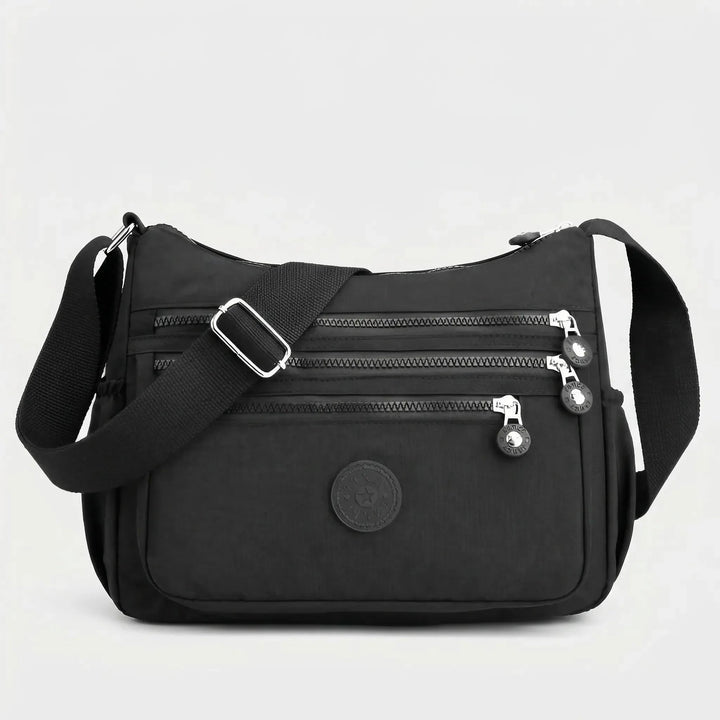 { Pack 2} Regular Women's Sling Crossbody Bag –Multi-Pocket Nylon Shoulder Water-Resistant Bag