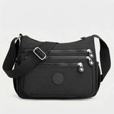 { Pack 2} Regular Women's Sling Crossbody Bag –Multi-Pocket Nylon Shoulder Water-Resistant Bag