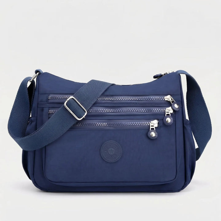 { Pack 2} Regular Women's Sling Crossbody Bag –Multi-Pocket Nylon Shoulder Water-Resistant Bag