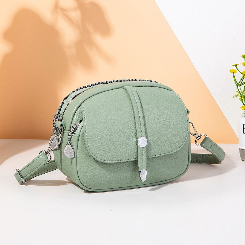 { Pack of 2} Women Solid Color Lightweight The Shoulder & Crossbody Bag