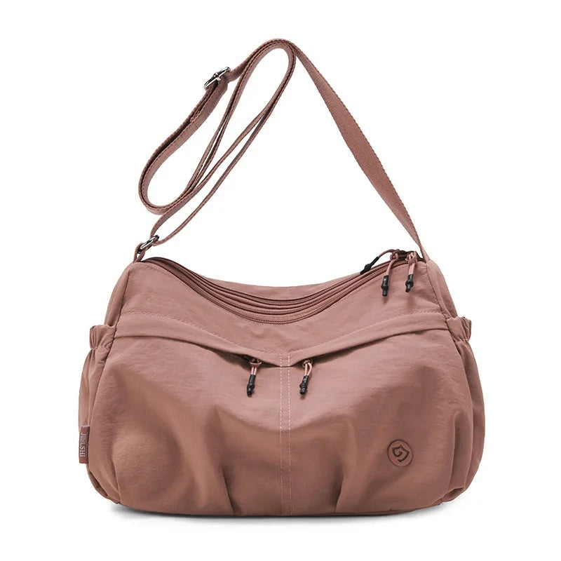 Minimalist Nylon Shoulder Bag Street Style Travel Small Square Bag { Pack 2 }
