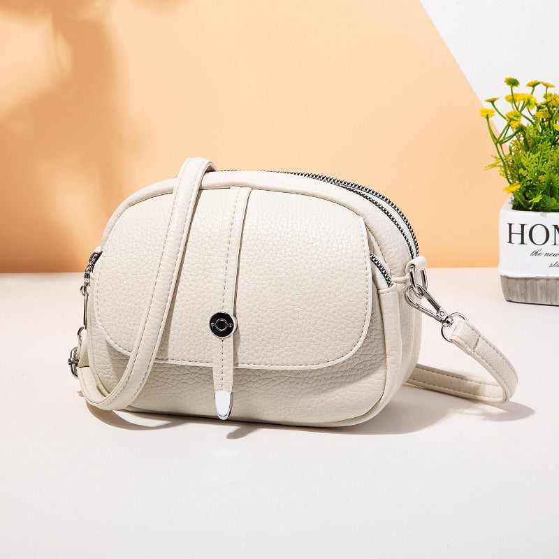 { Pack of 2} Women Solid Color Lightweight The Shoulder & Crossbody Bag