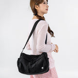 { Pack 2 } All-Purpose Lightweight Nylon Fabric Women Shoulder Bag with Large Capacity