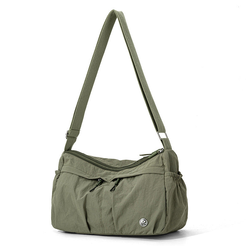 { Pack 2 } All-Purpose Lightweight Nylon Fabric Women Shoulder Bag with Large Capacity