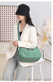 Minimalist Nylon Shoulder Bag Street Style Travel Small Square Bag { Pack 2 }