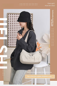 Minimalist Nylon Shoulder Bag Street Style Travel Small Square Bag { Pack 2 }