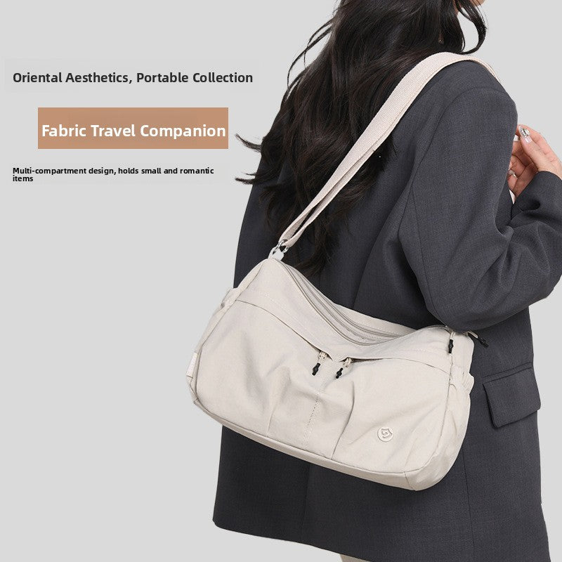 Minimalist Nylon Shoulder Bag Street Style Travel Small Square Bag { Pack 2 }