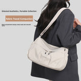 Minimalist Nylon Shoulder Bag Street Style Travel Small Square Bag { Pack 2 }