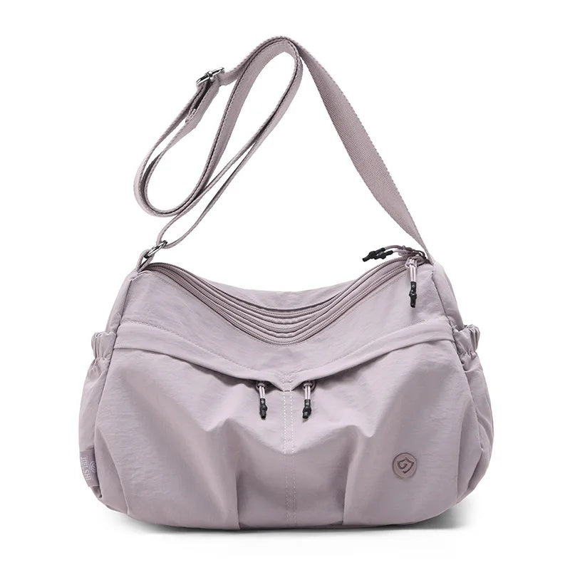 Minimalist Nylon Shoulder Bag Street Style Travel Small Square Bag { Pack 2 }