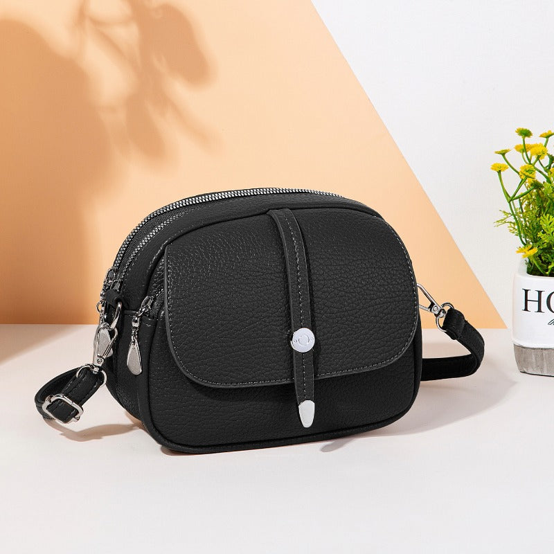 { Pack of 2} Women Solid Color Lightweight The Shoulder & Crossbody Bag