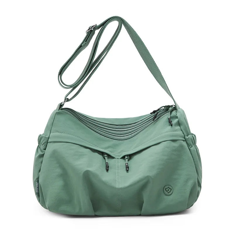 Minimalist Nylon Shoulder Bag Street Style Travel Small Square Bag { Pack 2 }