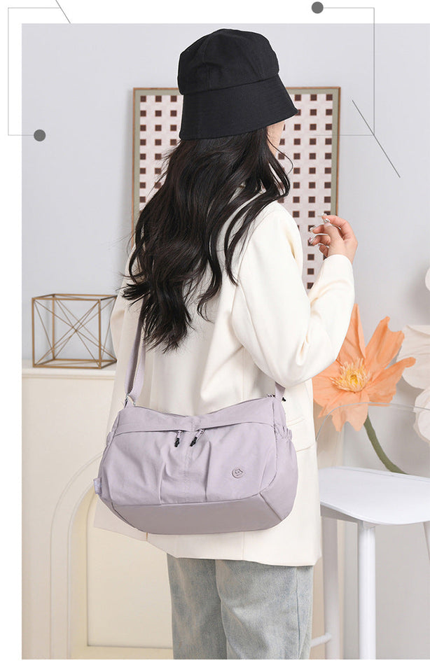 Minimalist Nylon Shoulder Bag Street Style Travel Small Square Bag { Pack 2 }
