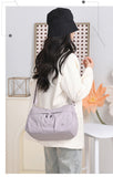 Minimalist Nylon Shoulder Bag Street Style Travel Small Square Bag { Pack 2 }
