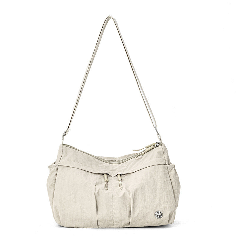 { Pack 2 } All-Purpose Lightweight Nylon Fabric Women Shoulder Bag with Large Capacity