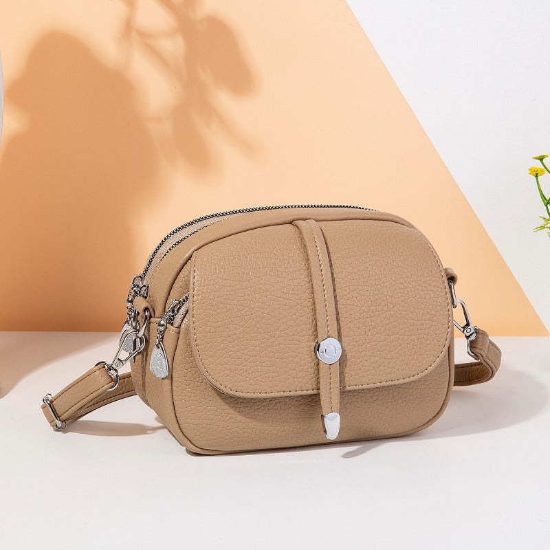 { Pack of 2} Women Solid Color Lightweight The Shoulder & Crossbody Bag