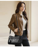 Women's Multi-Color One Lightweight  Shoulder Crossbody Bag (Pack Of 2)