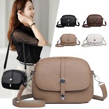 { Pack of 2} Women Solid Color Lightweight The Shoulder & Crossbody Bag