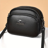 { PACK OF 2 } Women Multi-Pocket Lightweight Crossbody Bag Large Capacity Bag
