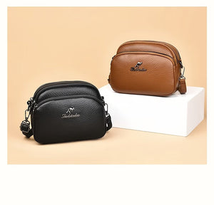 { PACK OF 2 } Women Multi-Pocket Lightweight Crossbody Bag Large Capacity Bag