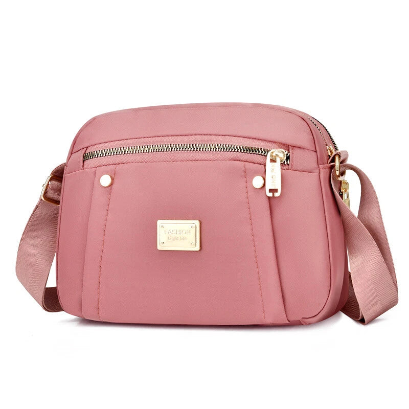 (Pack OF 2)Casual Lightweight Nylon Crossbody Bag for Women