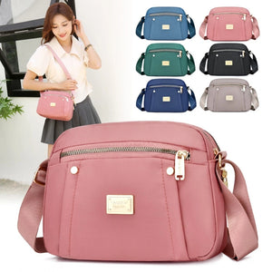 (Pack OF 2)Casual Lightweight Nylon Crossbody Bag for Women