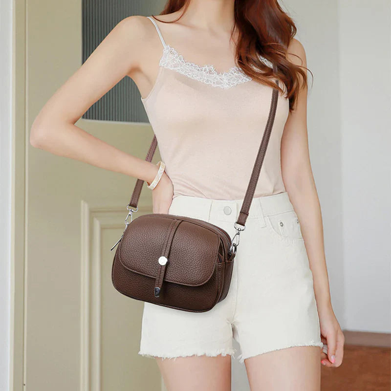 { Pack of 2} Women Solid Color Lightweight The Shoulder & Crossbody Bag